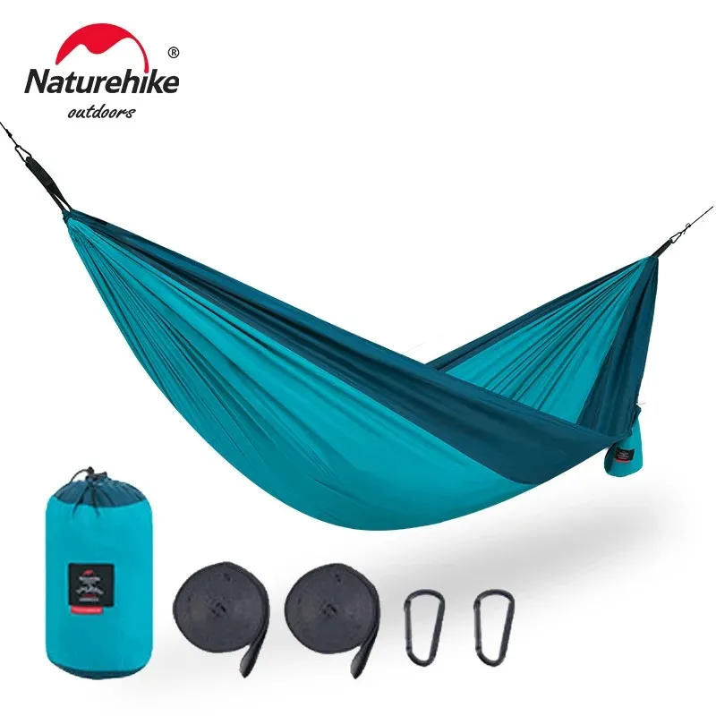 NATUREHIKE Ultralekki hamak dla 2 osób: wytrzymały i przenośny